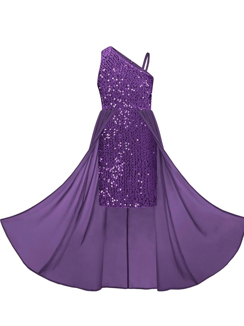 Sequin Dress One Sleeve Formal Party Special Occasion Dresses